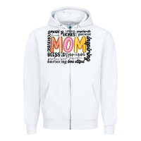 White mom Zipper Hoodie - JahusDesignShop