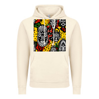 Vintage Artic african masks colorful seamless pattern Vintage Hoodie - BundleAndBundleShop