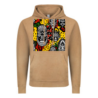 Vintage Camel african masks colorful seamless pattern Vintage Hoodie - BundleAndBundleShop