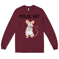 Burgundy Mouse Rat Long Sleeve Tee - Bettercallsaul