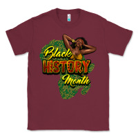 Burgundy Black History Month Classic Tee - HowdyJamesFarm