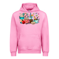 Fuchsia Pink teacher coffee cups Urban Hoodie - RanaPortraitStore