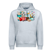 Heather Grey teacher coffee cups Urban Hoodie - RanaPortraitStore