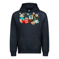 Navy teacher coffee cups Urban Hoodie - RanaPortraitStore