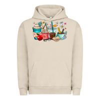 Pigment French Oak teacher coffee cups Urban Hoodie - RanaPortraitStore