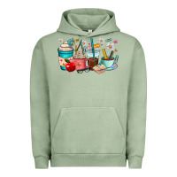 Pigment Oil Green teacher coffee cups Urban Hoodie - RanaPortraitStore