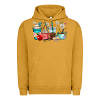 Pigment Peanut Butter teacher coffee cups Urban Hoodie - RanaPortraitStore