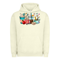 Pigment Pistachio teacher coffee cups Urban Hoodie - RanaPortraitStore