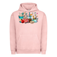 Pigment Salmon teacher coffee cups Urban Hoodie - RanaPortraitStore