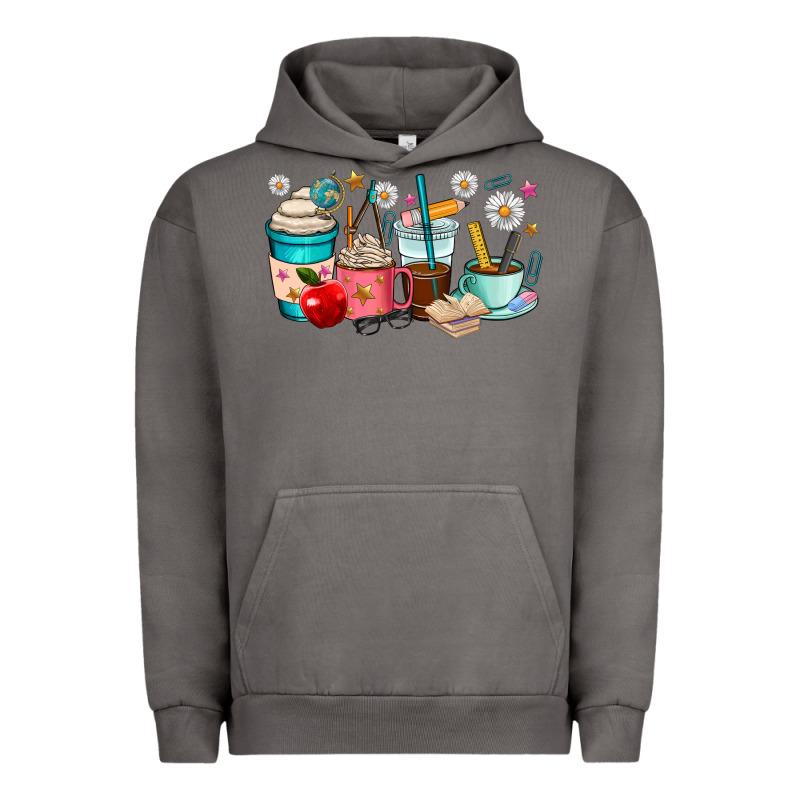 Teacher Coffee Cups Urban Hoodie by RanaPortraitStore | Teevron