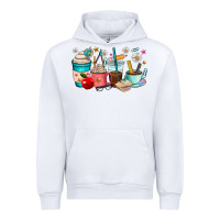 White teacher coffee cups Urban Hoodie - RanaPortraitStore