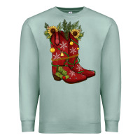 Seafoam Christmas boots Premium Sweatshirt - JahusDesignShop