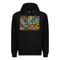 Black dreamer Premium Hoodie - RacoonDesign