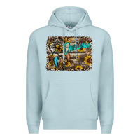 Blue Mist dreamer Premium Hoodie - RacoonDesign