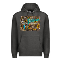 Charcoal Heather dreamer Premium Hoodie - RacoonDesign
