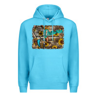 Ocean Blue dreamer Premium Hoodie - RacoonDesign