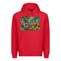 Red dreamer Premium Hoodie - RacoonDesign