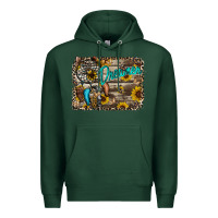 Sports Green dreamer Premium Hoodie - RacoonDesign