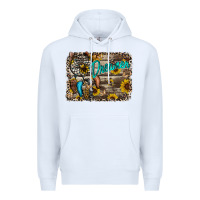 White dreamer Premium Hoodie - RacoonDesign