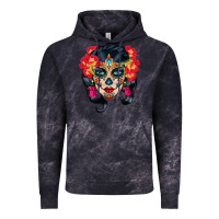 Cloud Black sugar skull Vintage Hoodie - BundleAndBundleShop