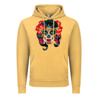 Vintage Mustard sugar skull Vintage Hoodie - BundleAndBundleShop