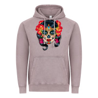 Vintage Zinc sugar skull Vintage Hoodie - BundleAndBundleShop