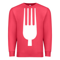 Cardinal kitchen utensil fork simple easy halloween party costume long sleeve t Premium Sweatshirt - baoMotion