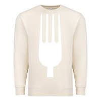 Sandshell kitchen utensil fork simple easy halloween party costume long sleeve t Premium Sweatshirt - baoMotion