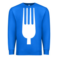 True Royal kitchen utensil fork simple easy halloween party costume long sleeve t Premium Sweatshirt - baoMotion