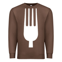 Chestnut kitchen utensil fork simple easy halloween party costume long sleeve t Premium Sweatshirt - baoMotion