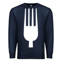 Kitchen Utensil Fork Simple Easy Halloween Party Costume Long Sleeve T Premium Sweatshirt | Teevron