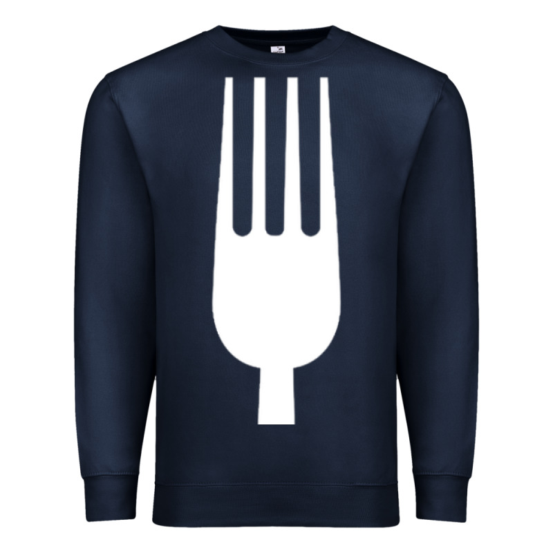 Kitchen Utensil Fork Simple Easy Halloween Party Costume Long Sleeve T Premium Sweatshirt by baoMotion | Teevron
