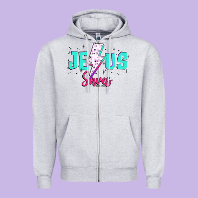 Jesus Saves Zipper Hoodie Designed By Jahusdesignshop