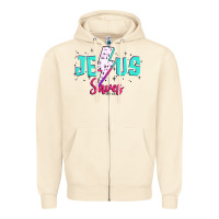 Sandshell jesus saves Zipper Hoodie - JahusDesignShop