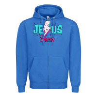 True Royal jesus saves Zipper Hoodie - JahusDesignShop