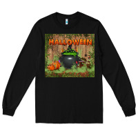 Black halloween tumbler Long Sleeve Tee - BundleAndBundleShop