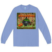 Colony Blue halloween tumbler Long Sleeve Tee - BundleAndBundleShop