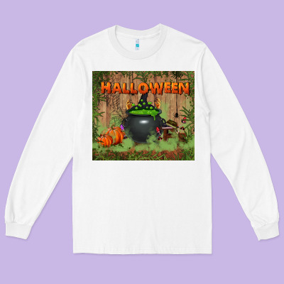 Halloween Tumbler Long Sleeve Tee Designed By Bundleandbundleshop