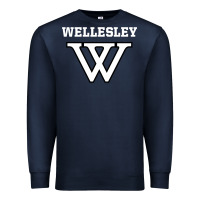 Navy WELLESLEY Premium Sweatshirt - baoMotion