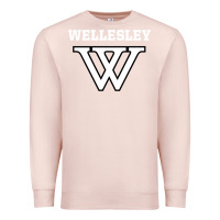Pale Pink WELLESLEY Premium Sweatshirt - baoMotion