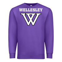Purple WELLESLEY Premium Sweatshirt - baoMotion