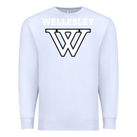 White WELLESLEY Premium Sweatshirt - baoMotion