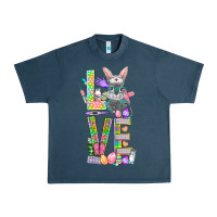 Midnight Navy Love Easter Nurse Urban Heavy Tee - BundleAndBundleShop