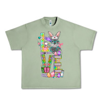 Oil Green Love Easter Nurse Urban Heavy Tee - BundleAndBundleShop