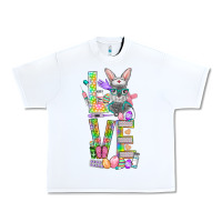 White Love Easter Nurse Urban Heavy Tee - BundleAndBundleShop