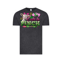 Vintage Black too cute to pinch Vintage Tee - FaDigitalArtStudio