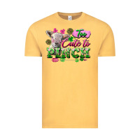 Vintage Mustard too cute to pinch Vintage Tee - FaDigitalArtStudio