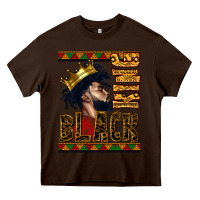 Chocolate Brown black king Heavy Core Tee - CowGirlArtShop