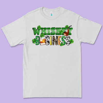 Whiskey Business St. Patrick's Day Premium Tee Designed By Cowgirlartshop