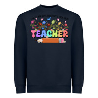 Navy teacher wildflowers kopyası Heavyweight Sweatshirt - JahusDesignShop